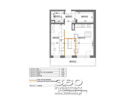 Mieszkanie na sprzedaż - Centrum, Szczecin, 54,88 m², 614 700 PLN, NET-INS21854