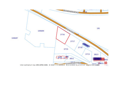 Działka na sprzedaż - Parkowa Chojnów, Legnicki, 3187,01 m², 1 176 035 PLN, NET-576701