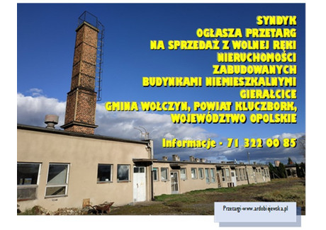 Magazyn, hala na sprzedaż - Gierałcice, Wołczyn, Kluczborski, 773 m², 366 800 PLN, NET-9874/3186/OOS