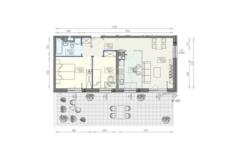 Mieszkanie na sprzedaż - Ibn Siny Awicenny Oporów, Wrocław-Fabryczna, Wrocław, 62,21 m², 783 729 PLN, NET-682916