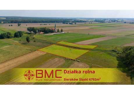 Działka na sprzedaż - Wyzwolenia Sieraków Śląski, Ciasna, 6792 m², 45 000 PLN, NET-933639