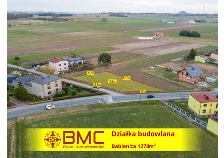 Działka na sprzedaż - Główna Babienica, Woźniki, 1278 m², 99 000 PLN, NET-364040