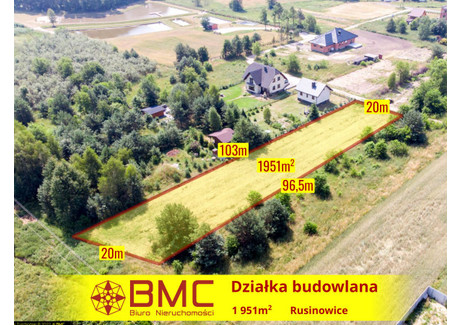 Działka na sprzedaż - Brzozowa Rusinowice, Koszęcin, 1944 m², 99 000 PLN, NET-958220