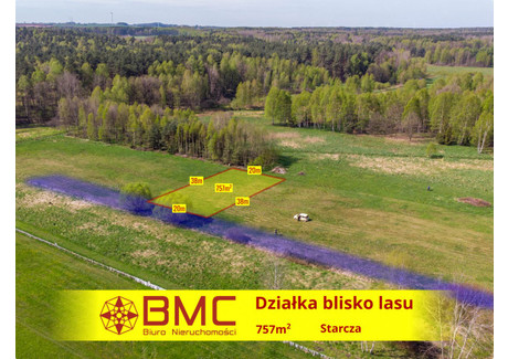 Działka na sprzedaż - Szkolna Starcza, 757 m², 65 000 PLN, NET-625730