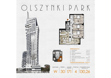 Mieszkanie na sprzedaż - Szopena 35C Śródmieście, Rzeszów, 131,21 m², inf. u dewelopera, NET-W171