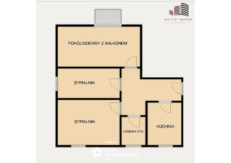 Mieszkanie na sprzedaż - Spółdzielcza Świdnik, Świdnicki, 59,97 m², 470 000 PLN, NET-549626