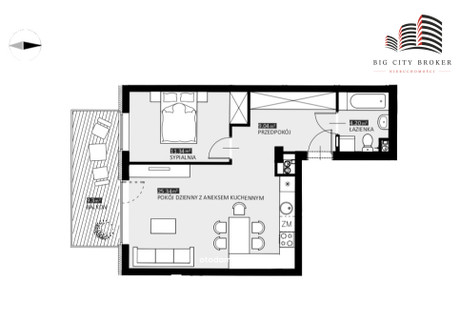 Mieszkanie na sprzedaż - Północna Czechów Dolny, Lublin, 49,81 m², 697 000 PLN, NET-377108