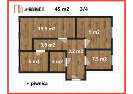 Mieszkanie na sprzedaż - Wrocław-Stare Miasto, Wrocław, 45 m², 725 000 PLN, NET-239706