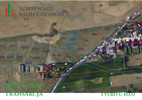 Działka na sprzedaż - Korytybska Starogard Gdański, Starogardzki, 1446 m², 299 999 PLN, NET-548613