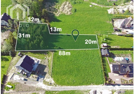 Działka na sprzedaż - Kolonia Węgierska Górka, Żywiecki, 2131 m², 499 999 PLN, NET-633079