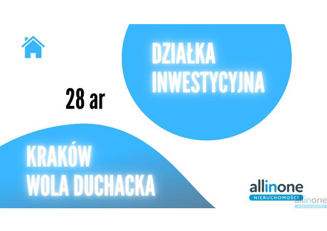 Działka na sprzedaż - Wola Duchacka, Kraków-Podgórze, Kraków, 2769 m², 4 153 500 PLN, NET-136