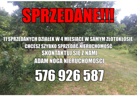 Działka na sprzedaż - Złotokłos, Piaseczno, Piaseczyński, 900 m², 292 500 PLN, NET-23/14848/OGS