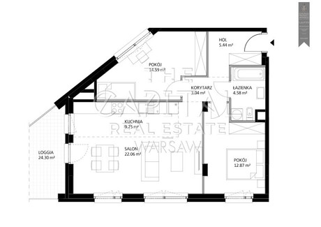 Mieszkanie na sprzedaż - Kolejowa Wola, Warszawa, Wola, Warszawa, 72,43 m², 1 875 937 PLN, NET-242940