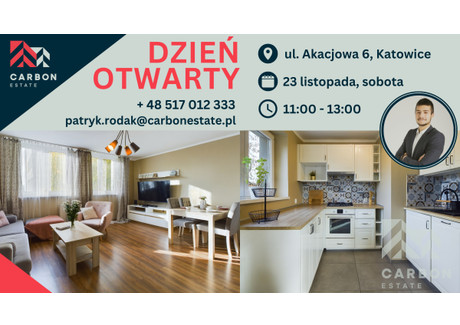 Mieszkanie na sprzedaż - Akacjowa Dąb, Katowice, 48 m², 479 000 PLN, NET-103642