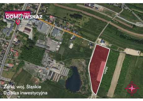 Działka na sprzedaż - Ogrodowa Żarki, Myszkowski, 20 794 m², 2 200 000 PLN, NET-DOM898036