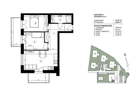 Mieszkanie na sprzedaż - Czechów Górny, Lublin, 51,57 m², 515 700 PLN, NET-602124