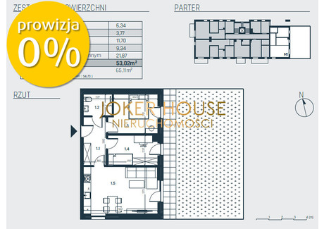 Mieszkanie na sprzedaż - Rzeszów, 53,02 m², 577 918 PLN, NET-175/13719/OMS