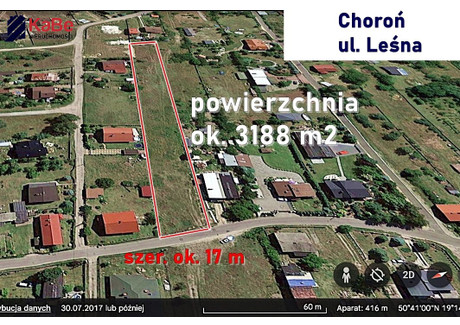 Działka na sprzedaż - Choroń, Poraj, Myszkowski, 3188 m², 180 000 PLN, NET-KABE-GS-200