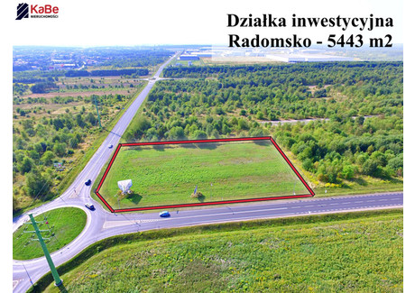 Działka na sprzedaż - Radomsko, Radomszczański, 5443 m², 830 000 PLN, NET-KABE-GS-243