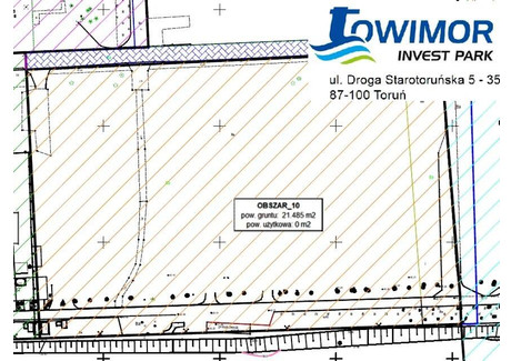 Działka na sprzedaż - Toruń, 21 485 m², 7 519 750 PLN, NET-6