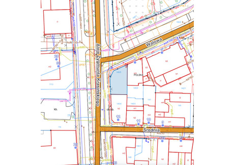 Działka na sprzedaż - Wałowa Leszno, 165,7 m², 320 000 PLN, NET-106