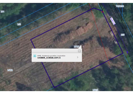 Działka na sprzedaż - Popielarnia, Wiskitki, Żyrardowski, 2645 m², 250 000 PLN, NET-775594