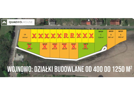 Działka na sprzedaż - Wojnowo, Murowana Goślina, Poznański, 801 m², 123 354 PLN, NET-2/QDH/DZS-41