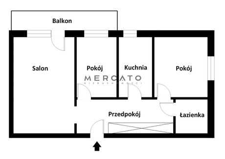 Mieszkanie na sprzedaż - Kamienna Praga-Północ Nowa Praga, Praga-Północ, Warszawa, 47,64 m², 775 000 PLN, NET-MER645256