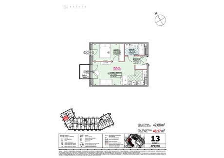 Mieszkanie na sprzedaż - Pelplin, Tczewski, 42,08 m², 295 000 PLN, NET-EC123456925036