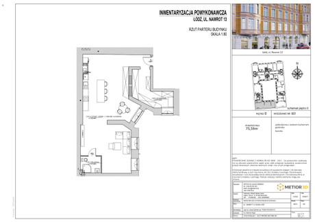 Mieszkanie na sprzedaż - Nawrot Śródmieście, Łódź-Śródmieście, Łódź, 75,59 m², 651 106 PLN, NET-MK500211