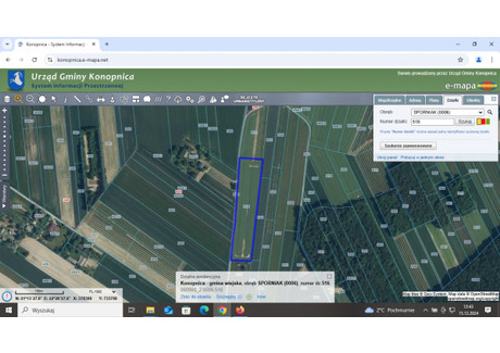 Działka na sprzedaż - Sporniak, Konopnica, Lubelski, 9200 m², 900 000 PLN, NET-830648
