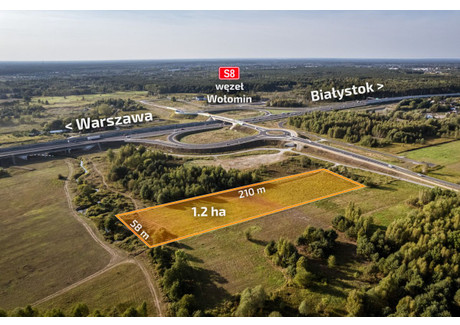 Działka na sprzedaż - Okopowa Nowy Janków, Radzymin, Wołomiński, 12 000 m², 2 540 000 PLN, NET-616041