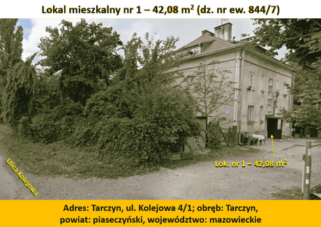 Mieszkanie na sprzedaż - Kolejowa Tarczyn, Piaseczyński (pow.), 42,08 m², 110 000 PLN, NET-357