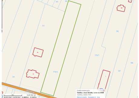 Działka na sprzedaż - Strzała, Siedlce (Gm.), Siedlecki (Pow.), 3693 m², 112 000 PLN, NET-78/8343/OGS