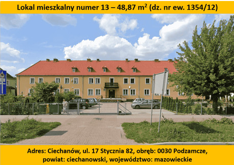 Mieszkanie na sprzedaż - 17 Stycznia Ciechanów, Ciechanowski (Pow.), 48,87 m², 121 100 PLN, NET-343