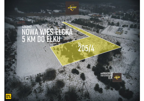 Działka na sprzedaż - Nowa Wieś Ełcka, Ełk, Ełcki, 4343 m², 218 000 PLN, NET-MKW-GS-290