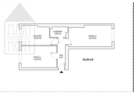 Mieszkanie na sprzedaż - Marymoncka Stare Bielany, Bielany, Warszawa, 54,5 m², 865 000 PLN, NET-15540/4595/OMS