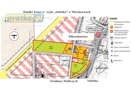 Działka na sprzedaż - Mirosławice, Sobótka (gm.), Wrocławski (pow.), 13 000 m², 1 820 000 PLN, NET-532456