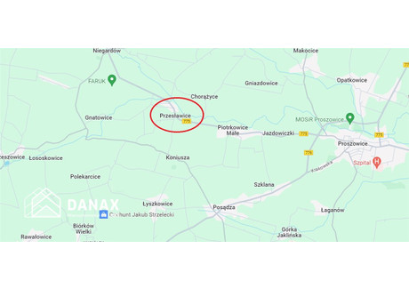 Działka na sprzedaż - Przesławice, Koniusza, Proszowicki, 3281 m², 169 000 PLN, NET-DNX-GS-29008