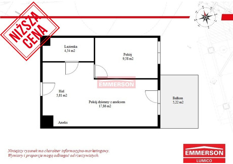 Mieszkanie na sprzedaż - Stare Miasto, Kraków, 37,82 m², 697 779 PLN, NET-33289/6342/OMS