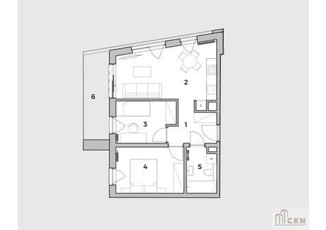 Mieszkanie na sprzedaż - al. 29 Listopada Prądnik Czerwony, Kraków, 46,65 m², 788 000 PLN, NET-80353