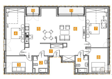 Mieszkanie na sprzedaż - Górka Narodowa Prądnik Czerwony, Śródmieście, Kraków, 121,37 m², 1 599 000 PLN, NET-80418