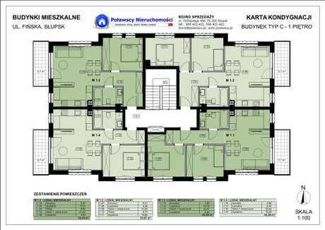 Mieszkanie na sprzedaż - Fińska Miasto, Ryczewo, Słupsk, 53,38 m², 362 984 PLN, NET-20594/12142-POL