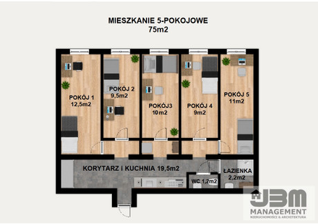 Mieszkanie na sprzedaż - Środkowa Szczepin, Stare Miasto, Wrocław, 75 m², 919 000 PLN, NET-48