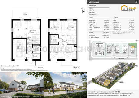 Dom na sprzedaż - Żmigród, Trzebnicki, 116 m², 799 000 PLN, NET-BOS-DS-5437