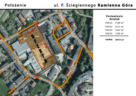 Lokal na sprzedaż - Piotra Ściegiennego Kamienna Góra, Kamiennogórski, 9919 m², 790 000 PLN, NET-167/2609/OOS