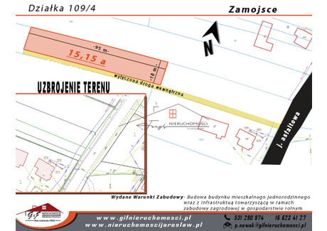 Działka na sprzedaż - Zamojsce, Radymno, Jarosławski, 1515 m², 65 000 PLN, NET-1178/2609/OGS