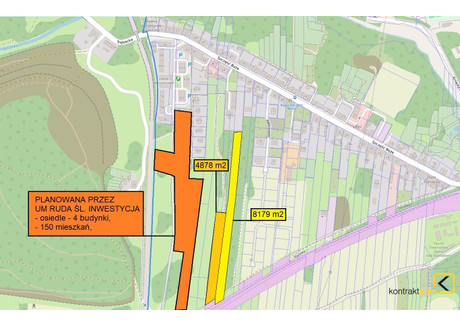 Działka na sprzedaż - Szczęść Boże Ruda, Ruda Śląska, Ruda Śląska M., 8179 m², 1 635 800 PLN, NET-KPR-GS-8216