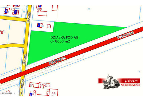 Działka na sprzedaż - Fabryczna Pobiedziska, Poznański, 8000 m², 1 200 000 PLN, NET-44710139