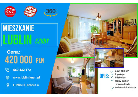 Mieszkanie na sprzedaż - Czuby, Lublin, 48,6 m², 420 000 PLN, NET-150/13924/OMS